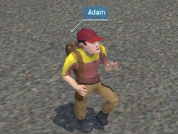 A screenshot of Adam Andrews in the level Arcadia City.