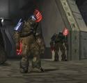 Two Jiralhanae Captains standing guard at the Control Room of Installation 05 in Halo 2.