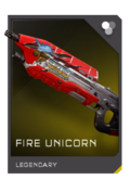 H5G REQ Weapon Skins Fire Unicorn Legendary
