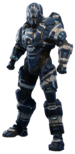 GUNGNIR armor in Halo 4 with PULS skin.