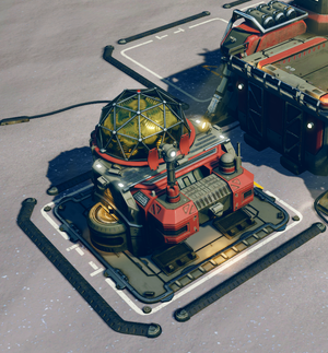 A screenshot of a UNSC Armory attached to a UNSC Firebase in Halo Wars 2.