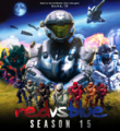 Red vs. Blue Season 15's Official DVD/Blu-ray cover.