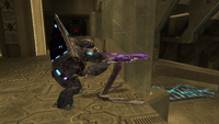 A SpecOps Unggoy manning a Shepsu.