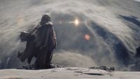 The Guardian rising from the sands in the Halo Xbox One announcement trailer.