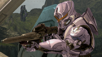 A Deadeye-clad Spartan with Mosa-pattern carbine.