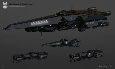 Halberd-class light destroyer - Ship class - Halopedia, the Halo wiki