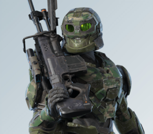 Kovan as she appears in the Halo Encyclopedia (2022 edition).