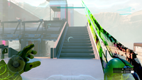 The HUD of an infected player in Halo 5: Guardians.