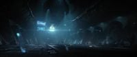 Panoramic view of the UNSC Forward Unto Dawn cryo-bay in Halo 4: Forward Unto Dawn.