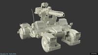 Render of the Fox Cannon from the development of Halo Wars.