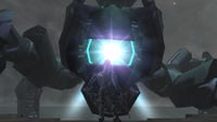 Close up of the Scarab's focus cannon in Halo 2.