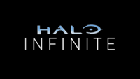 Logo for Halo Infinite on black backdrop.
