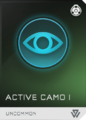 REQ card for Active Camouflage in Halo 5: Guardians.