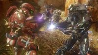 A Sangheili Commander in Halo 4's Spartan Ops episodic campaign mode.