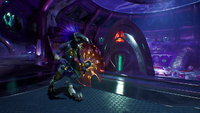 A Kig-Yar patrolling the final room.