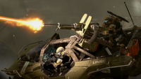 A Spartan-IV firing an M46 Vulcan in Halo 4.