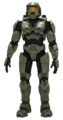 A render of the MJOLNIR Mark VI Powered Assault Armor in Halo 3.