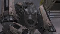 A Chieftain without its helmet in Halo: Reach.