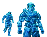UI asset from Halo: Campaign Evolved of a Mark V armor skin.