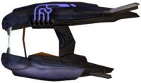 In-game profile view of the plasma rifle.