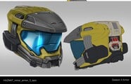 Concept art of the Serket helmet.