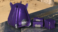 A Covenant supply case and crates in Halo Infinite Forge.