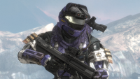 A customized SPARTAN-B312 wearing Scout with the HU-RS attachment.