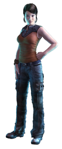 A render of Ellen Anders used for leader selection in the menu.