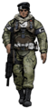 Concept art of an UNSC Army military policeman.