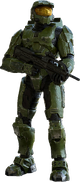 Full-body CGI render of Master Chief from Halo 2: Anniversary's Blur Studio cutscenes (cropped from the originalMedia:H2A MC FullBody.jpg).