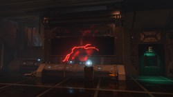 The Artifice's data center at AJAMS under Iratus' influence during the Battle of Nysa with Rook's non-volitional AI deployed