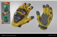 Concept art of the Type HPE gloves.