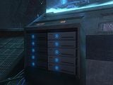 A stack of Xbox 360s featured within the Tribute Room in Halo: Reach.