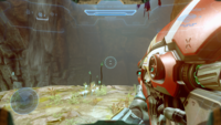First-person view of the Pool of Radiance by Frederic-104 in the Halo 5: Guardians campaign.