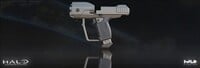 A render of the weapon's high-poly source asset.