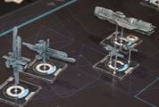 Orbital MACs in Halo: Fleet Battles.