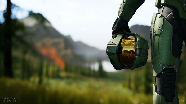 The reveal of the Master Chief at the end of the trailer.