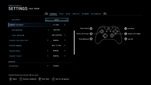 MCC:Control schemes - Halopedia, the Halo wiki