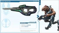 The Storm Jackal figure and the Engage Carbine.
