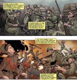 World War I as depicted in Undefeated. Cropped from source image originally provided by User:TheArb1ter117.