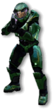 Colour customisation render ripped from Halo: Combat Evolved's files.