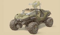Concept art for the Warthog in Halo: Campaign Evolved.