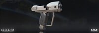 A render of the weapon's high-poly source asset.