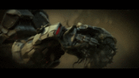 Atriox crushes an infection form.