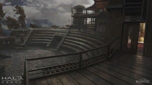Concept art of a Kiva on Reach.