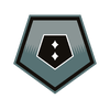 Silver rank icon.