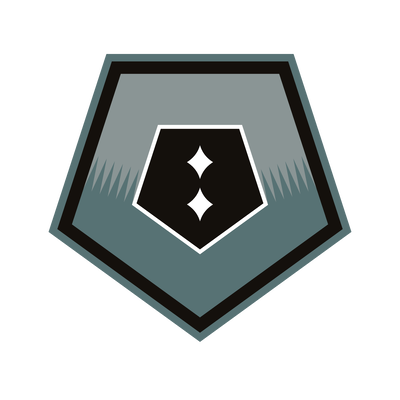Silver rank icon.