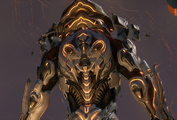 Detail of the Ur-Didact in his newest armor, back view.