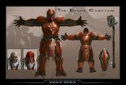 Concept art of Thrallslayer for Halo Wars.