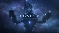 Yapyap made out of stars in Halo: The Master Chief Collections splash screen April 2019.